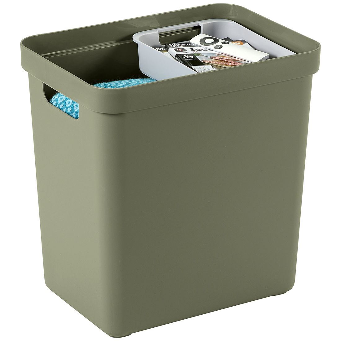 Sigma home Aufbewahrungsbox 25L dunkelgrün
