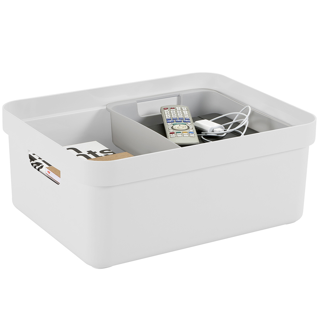 Sigma home storage box 24L white
