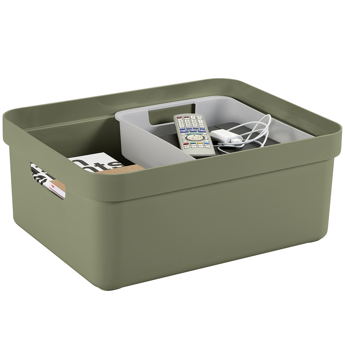 Sigma home Aufbewahrungsbox 24L dunkelgrün