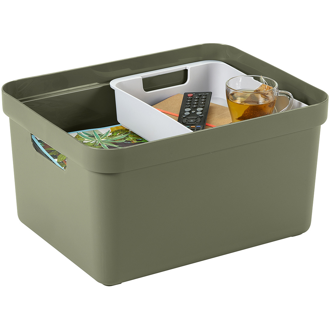 Sigma home Aufbewahrungsbox 32L dunkelgrün