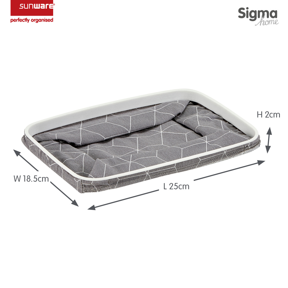 Sigma home liner grey - storage box 5L