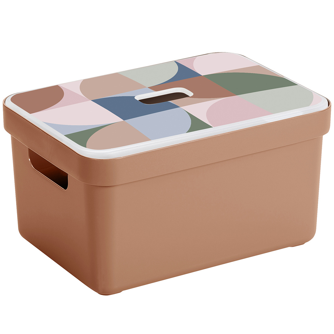 Sigma home lid decor terracotta - storage box 5L