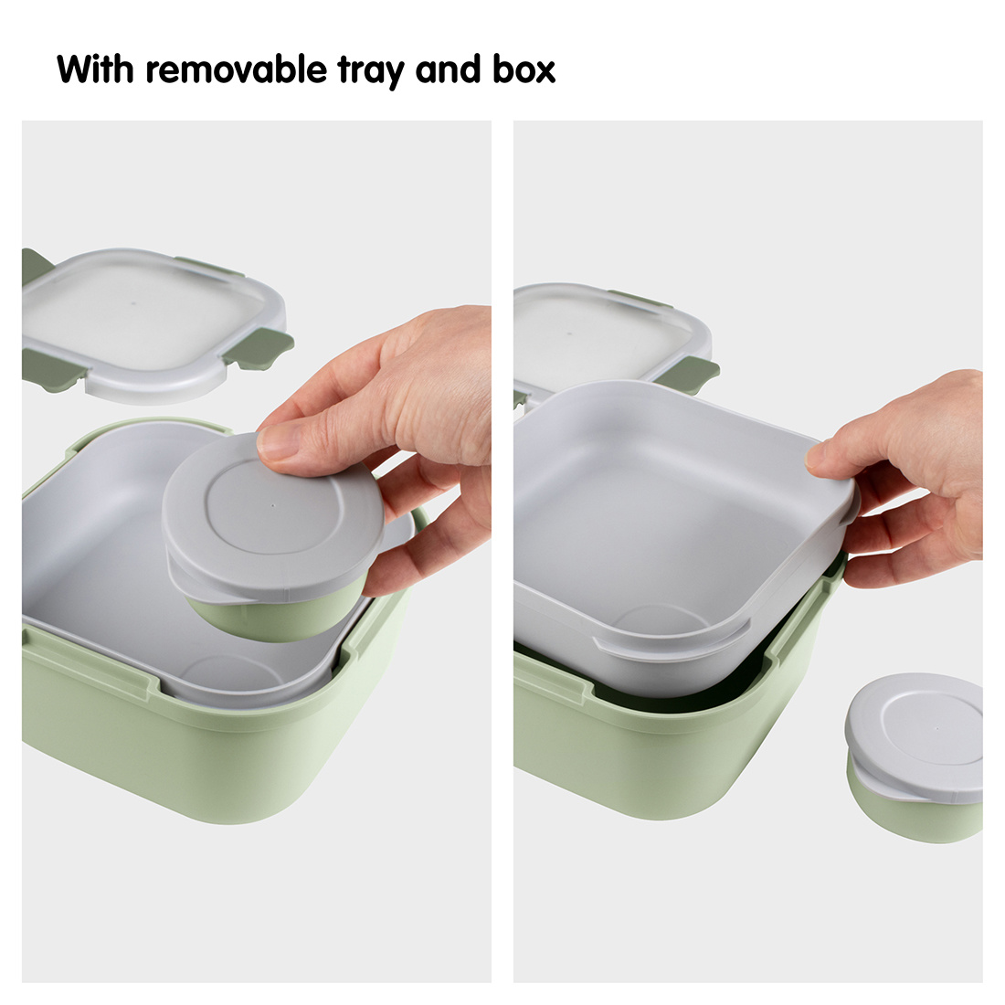 Sigma Home Food to go Lunchbox grün dunkelgrün