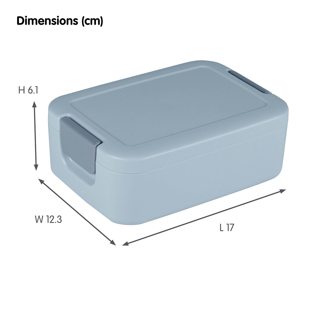 Sigma home Food to go Lunchbox klein + Trinkflasche – blau