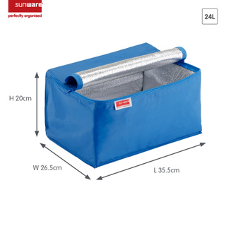 Square Kühltasche blau für für Square Klappbox 24L