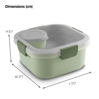 Sigma Home Food to go lunch box green dark green