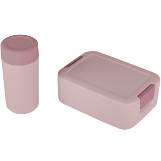 Sigma home Food to go lunch box small + drinking cup - pink