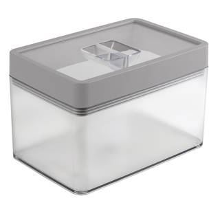 Sigma home boîte de conservation alimentaire 1,65L transparent gris