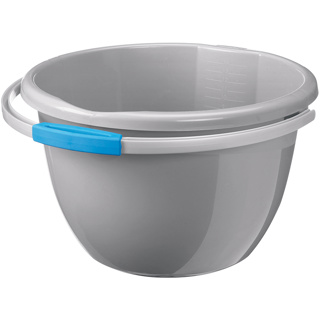Water-line tub-bucket 14L grey