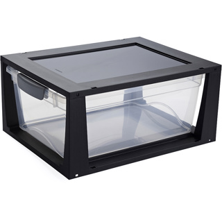 Omega drawer unit 11L transparent black