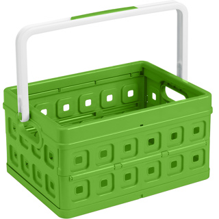 Square boîte pliante 24L avec poignée vert