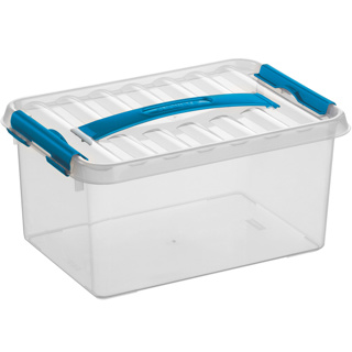 Q-line Aufbewahrungsbox 6L transparent blau