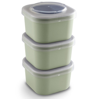 Sigma home Food to go mini lunch containers set of 3 green 