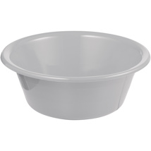 Basic bowl round 9L grey