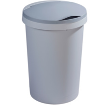 Twinga waste bin with flat lid 45L grey