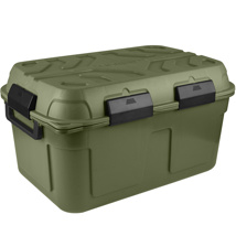 Q-line boîte de rangement étanche 130L vert noir