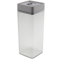 Sigma home storage container 1,4L transparent grey