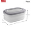 Sigma home meat keeper transparent grey