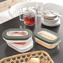 Sigma home cheese keeper transparent green
