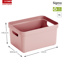 Sigma home Aufbewahrungsbox 13L rosa