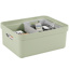 Sigma home storage box 24L green