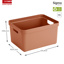 Sigma home storage box 32L terracotta
