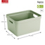 Sigma home storage box 32L green