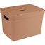 Sigma home storage box 18L terracotta