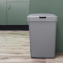 Delta waste bin flat lid 50L grey
