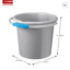 Water-line bucket 12L grey