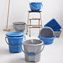 Water-line tub-bucket 14L blue