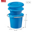 Water-line bucket set 12L blue