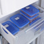 Club Cuisine boîtes pour charcuterie transparent bleu