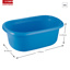 Basic washtub 40L blue