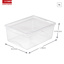 Omega storage box 11L transparent