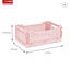 Folding box 4L pink