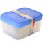 Club Cuisine containers set of 3 0.7L transparent blue