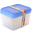 Club Cuisine containers set of 3 1.2L transparent blue