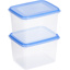 Club Cuisine boîte congélation 1,9L lot de 2 transparent bleu