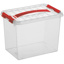 Q-line Aufbewahrungsbox 9L transparent rot