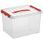 Q-line Aufbewahrungsbox 22L transparent rot