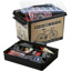 Q-line bicycle storage box with tray 22L brown black