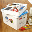 Q-line Sewing box with tray 22L white blue