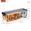 Q-line BBQ Aufbewahrungsbox mit Einsatz 9,5L metallfarbig schwarz