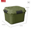 Q-line water-resistant storagebox 90L green black