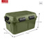 Q-line waterresistant storagebox 130L green black