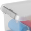 Comfort line Aufbewahrungsbox 3er-Set für 6L transparent metallfarbig