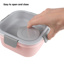 Sigma Home Food to go lunch box pink light grey