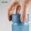 Sigma home Food to go broodtrommel + drinkbeker - lunchset blauw